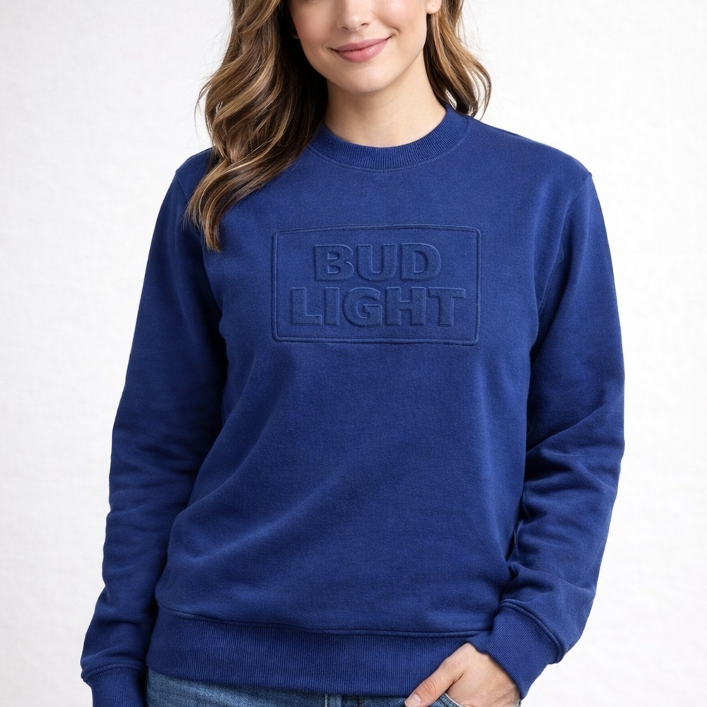 Bud Light Blue Sweatshirt